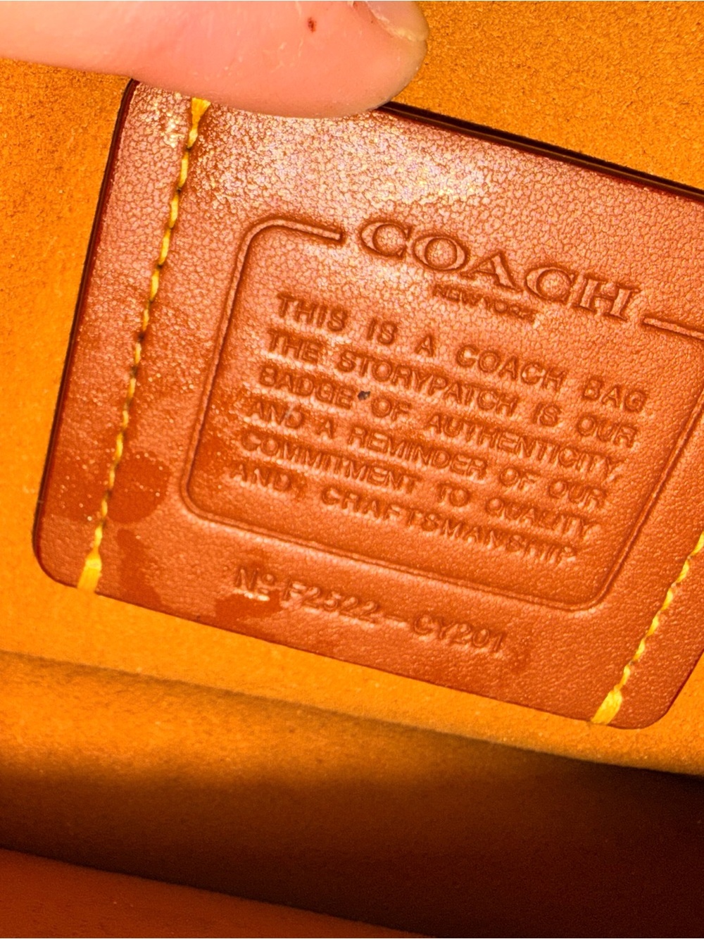 Coach Black Pebbled Leather Crossbody with Gold Hardware - Picture 6 of 11